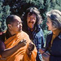 Lama with Dennis Paulson and Louie-Bob Wood, Yucca Valley, 1977