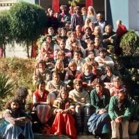 Group on steps, Kopan, 1976