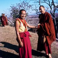 Lama and Ron Brooks, 1975