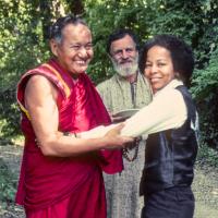 With Åge and Jan, Vajrapani, 1983