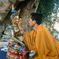 Rinpoche painting Tara, 1976