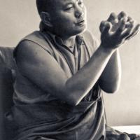 Lama teaching at UCSC, 1978