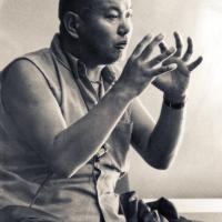 Lama teaching at UCSC, 1978