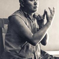 Lama teaching at UCSC, 1978