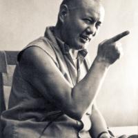 Lama teaching at UCSC, 1978