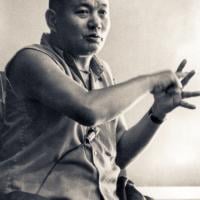 Lama teaching at UCSC, 1978