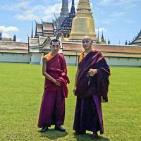 Lama and Rinpoche, Thailand, 1974
