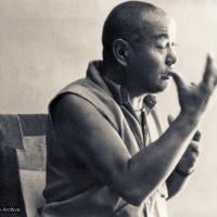 Lama teaching at UCSC, 1978