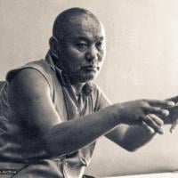 Lama teaching at UCSC, 1978