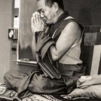 Lama teaching at UCSC, 1978