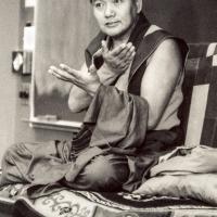 Lama teaching at UCSC, 1978