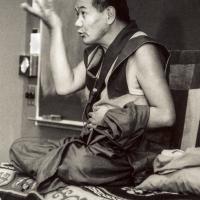 Lama teaching at UCSC, 1978