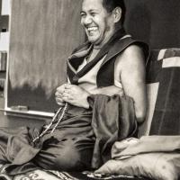 Lama teaching at UCSC, 1978
