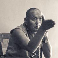 Lama teaching at UCSC, 1978