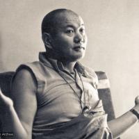 Lama teaching at UCSC, 1978