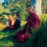 Lama, Beatrice and Rinpoche, 1975
