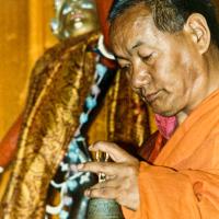 Lama Yeshe teaching at Tushita, 1983