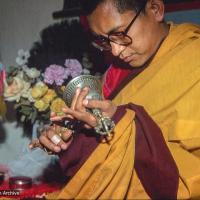 Rinpoche, Bodhgaya, 1982