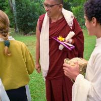 Rinpoche at CIN 1991