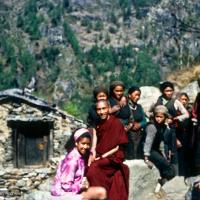Rinpoche and Max  on Trek to Lawudo, 1969