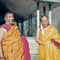 Geshe Rabten and Lama Yeshe, 1970