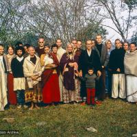 Zengo in group photo, Kopan, 1971