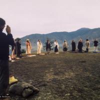 Meditating on Kopan Hill, 1971
