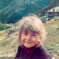 Zina's daughter Rhea, Thubten Choling, 1973