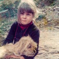 Zina's daughter Rhea, Thubten Choling, 1973