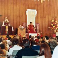 Lama Yeshe teaching in Geneva, 1983