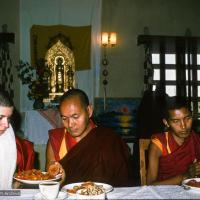 Lama and Pemo, Bodhgaya, 1974