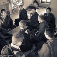 Lamas and sangha, Kopan, 1974