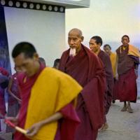 Arrival of Zong Rinpoche at Kopan, 1974