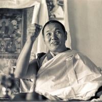 Lama teaching at Kopan, 1974