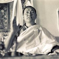 Lama teaching at Kopan, 1974
