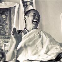 Lama teaching at Kopan, 1974