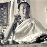 Lama teaching at Kopan, 1974