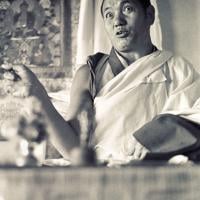 Lama teaching at Kopan, 1974