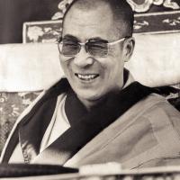 The Dalai Lama, Bodhgaya, 1974