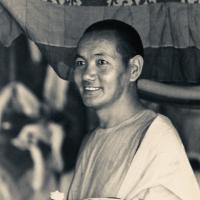 Lama after the course, Kopan, 1974