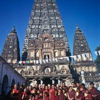 MEC students in Bodhgaya, India, 1974