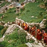 MEC monks in Namche, 1974