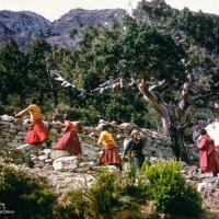 MEC monks at Lawudo, 1974