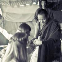 Lama Yeshe performing a wedding, Kopan, 1974