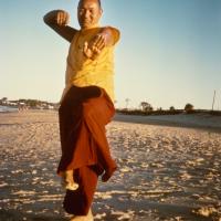 Lama Yeshe on the beach, 1975