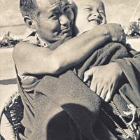 Lama with Yangsi Rinpoche, 1976