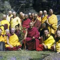 Ordination group with Lama Yeshe, 1976