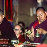 Yangsi Rinpoche and Lama, 1976