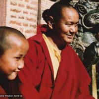 Yangsi Rinpoche and Lama, 1976