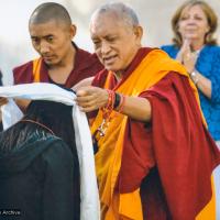 Rinpoche at the Milarepa Center, 2010